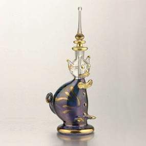 Egyptian Cat Glass perfume bottle (Apb003)