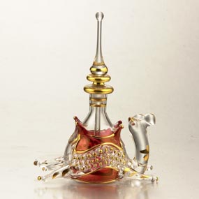 Egyptian setting Camel glass bottle (Apb006)