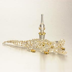 Egyptian Alligator Glass perfume bottle (Apb007)