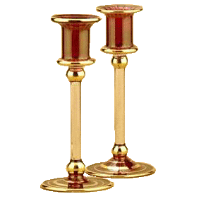 Set of 2 Egyptian candel holder