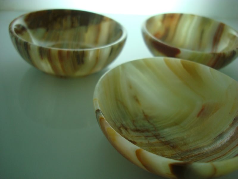 Alabaster bowls