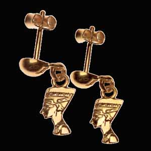 18k Nefertiti Earring (Gear002)