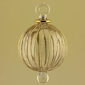 Glass Christmas ornament