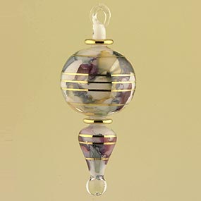 Glass Christmas ornament