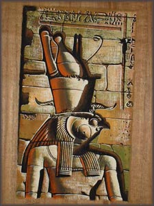 DARK HORUS SEMI ORIGINAL PAPYRUS (pa019)