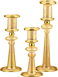 Set of 3 Egyptian Candel holder