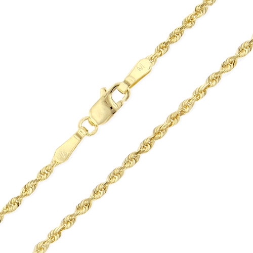18K Gold twisted chain (GChain002)