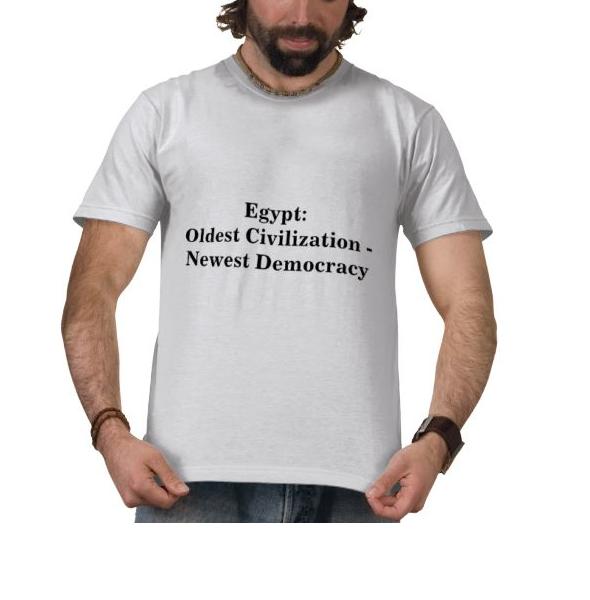 Egypt new democracy cotton T-Shirt