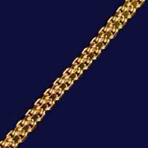 18K Flat box gold chain (GChain004)
