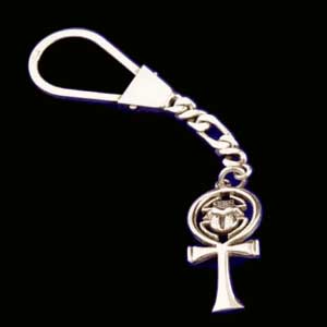 Ankh with Scarab key chain (Kc002)