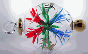 Glass Christmas ornament