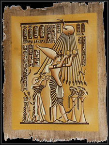 Praying for sun Papyrus (pa010)