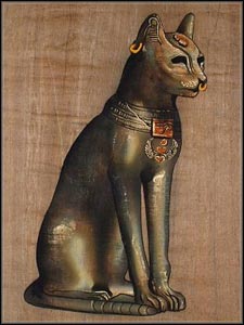 DARK BASTET SEMI ORIGINAL PAPYRUS (pa025)