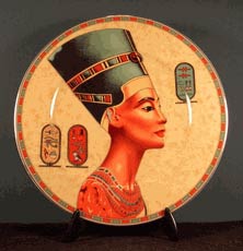 Queen Nefertiti Porcelain Plate (pp002)