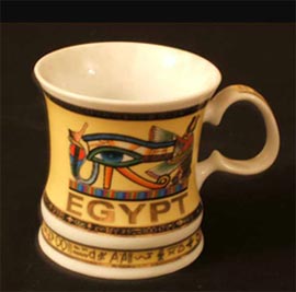 Eye of Horus Porcelain Beer Mug (pp004)